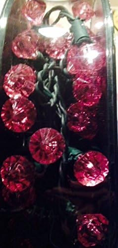 Wilson & Fisher LED Warm Pink Jewel Lights 120 Count 26.5 Feet Indoor or Outdoor