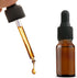 48 Pack 10 ml (1/3 oz) Glass Dropper Bottles for Essential Oil, Amber Round Glass Boston Bottle With Black Eye Dropper