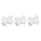 YOKIVE 3 Pcs PTFE Coated Magnetic Stir Bar, Cross Type Stirrer, 0.79-Inch for Lab Liquid Solution Stirring Mixing