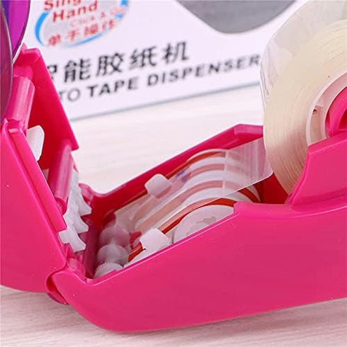 Lightweight Gray Office Tape Dispenser for Arts, Crafts, Christmas Present Gift, Automatic Hand-Held
