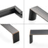 KOOFIZO Wide Cabinet Handle: Oil Rubbed Bronze Furniture Pull, 8-4/5 Inch Screw Spacing for Kitchen and Bathroom