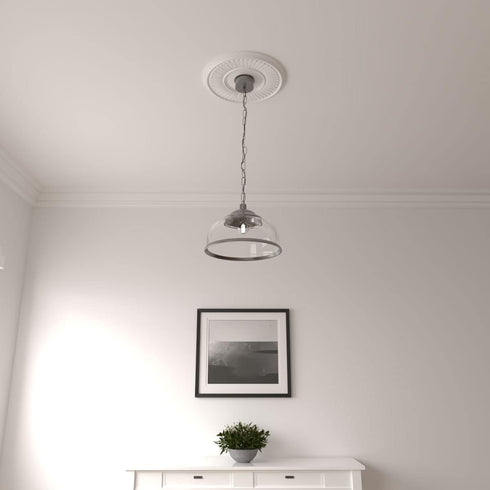 15 3/4"OD 3 7/8"ID 3/4"P 7") x x Berkshire Ceiling Medallion (Fits Canopies up