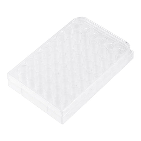 TEHAUX 48 Well Disposable Serving Tray - Pill Filler Tray for Capsules, Lab Equipment Well Cap Tray, Tissue Culture Kit