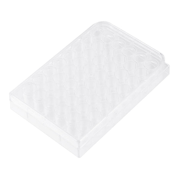 TEHAUX 48 Well Disposable Serving Tray - Pill Filler Tray for Capsules, Lab Equipment Well Cap Tray, Tissue Culture Kit