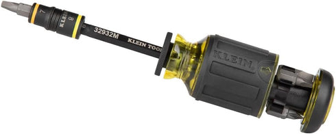 Klein Tools 32932M 4-in-1 Metric Impact Socket Set, 2 Flip Sockets, 4 Metric Hex Sizes: 7 mm, 8 mm, 10 mm, 12 mm