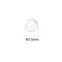 uxcell 3.5mm Solid Round Clear Glass Ball Boiling Stones Soda Lime Glass Beads 500pcs