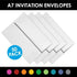 LUXPaper A7 Invitation Envelopes - 5 1/4" x 7 1/4" - Bright White - 250 Qty