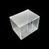 1PC U-Slot Dental Bib Dispenser Storage Box with Cover, Durable Acrylic Dental Bib Organizer Transparent Plastic Holder