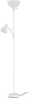 CNEIESD 72-Inch Dual-Light Combination Floor Lamp - Modern Design for Multi-Scene Use (White)