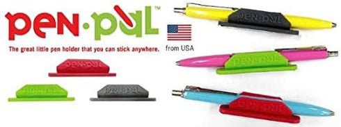 Tops Penpal Rubber Pen/Pencil Holder, Assorted Colors, 4 Packs (Includes 4 Holders Only)