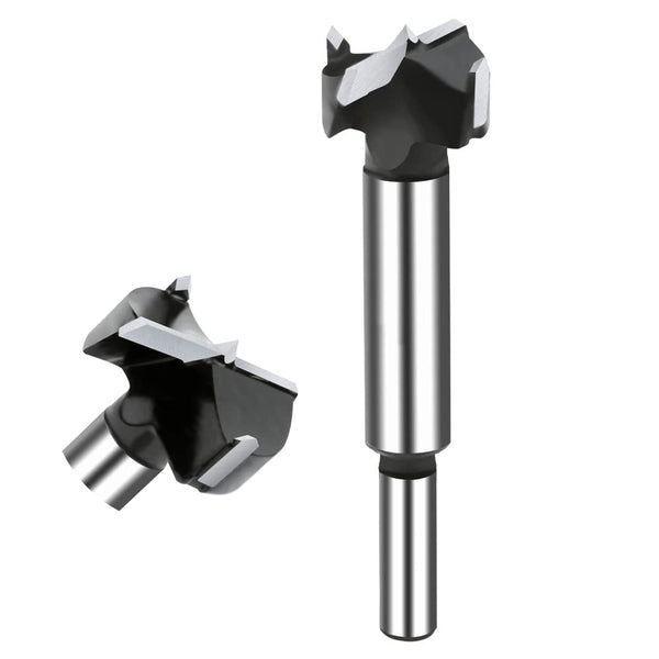 1 Inch Carbide Forstner Drill Bit, Tipped Bit for Hard Wood, Woodworking Hinge Cutter Tool Kits