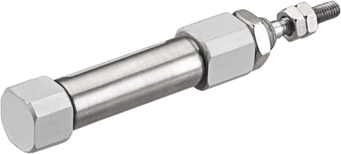 Stainless Steel Slim Air Pneumatic Cylinder, CDJ2B 10-10, M5 Port, 10mm Bore, 10mm Stroke, Double Acting Single Rod