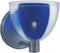 Jesco Lighting WS215-BU/SN Lina Series 215 1-Light Wall Sconce, Blue/Satin