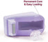 Purple Desktop Tape Dispenser, Weighted Non-Skid Base, Heavy Duty Cute Tape Dispenser for Office Packaging