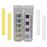 Restaurant Sanitizer Test Kit for QAC Quaternary Ammonium, 0-500 ppm Quat & Chlorine, 2 Vials of 100 Strips