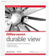 Office Depot Nonstick Round-Ring View Binder (OD02960) - 1in. Rings, 100% Recycled, White