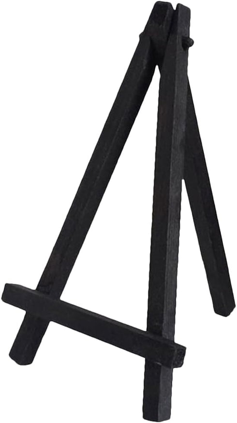 TEHAUX Mini Easel Tripod - Wooden Display Stand for Tabletop Canvas, Photo Easel, and Card Easel
