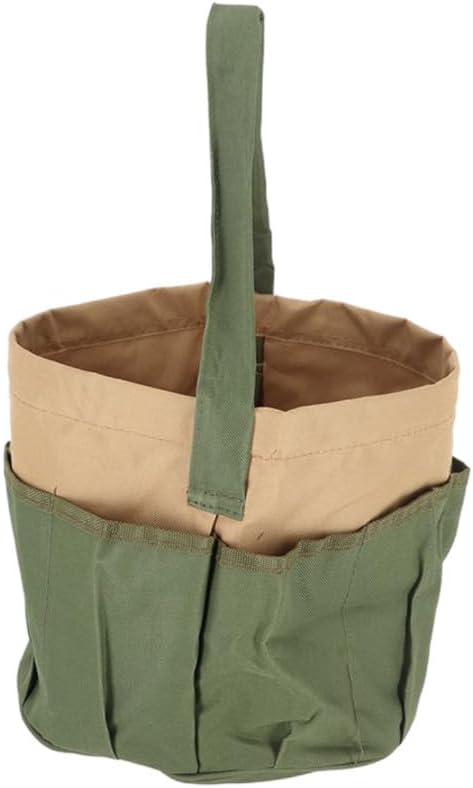 Esschert Design Canvas Round Tool Bag by Esschert Design