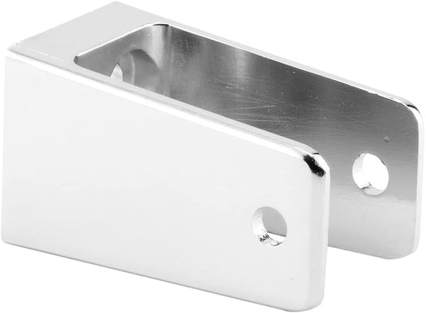 Prime-Line 656-6428 U-bracket for 1-1/4 In. Panels, Zinc Alloy, Chrome Plated with Fasteners (Single Pack)