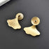 Generic Modern fashion creative ginkgo leaf single hole drawer knob bookcase shoe cabinet bedside table fan-shaped