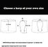HanWenHone Holder8 Inch -2 SetDetachable 2 Lamp Shade Harp Lamp Harp Kit Shade Holder for Table & Floor Lamps DIY