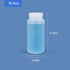 16.9 oz Wide Mouth Lab Reagent Bottle, Sealed Leak-proof Clear PP Container, Pill Bottle, Water Sample Bottle (2 Pcs)