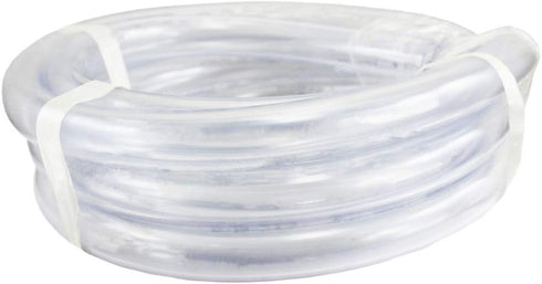 Duda Energy Clear Vinyl PVC Tubing, 2" ID, 1 Foot Length, Flexible 63A Hardness