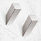 Towel Hooks Brushed Nickel Stainless Steel - 2 Pack Heavy Duty Modern Wall Hooks for Bathroom and Living Room