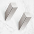 Towel Hooks Brushed Nickel Stainless Steel - 2 Pack Heavy Duty Modern Wall Hooks for Bathroom and Living Room