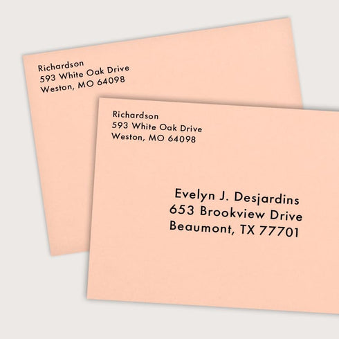 LUXPaper 4Bar A1 Contour Flap Invitation Envelopes | 3 5/8" x 5 1/8" | Blush Pink | 80lb. Text | 50 Qty
