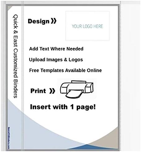 QuickFit Quick Fit D-Ring View Binders, White, 4 Inch