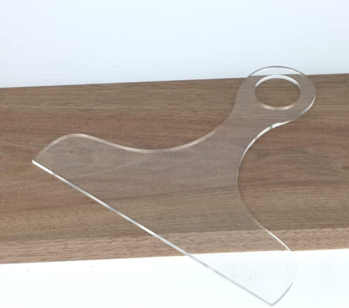 Acrylic Cutting Template for Charcuterie Board Handle Woodworking Router Tracing Stencil