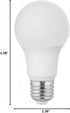 S11401 9-Watt A19 Bulb, 5000K 800 E26 10 Pack Satco LED Light Natural Light, Lumens, Medium Base