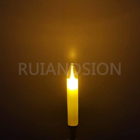 E14 Bulb 0.2W 8-55V Dimmable (Pack 4) Ruiandsion LED Night Light Chandelier Pendant Candelabra Appliance Refrigerator