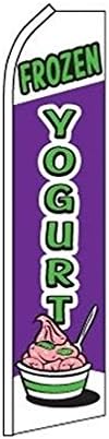 Alotta Signs Frozen Yogurt X-Large Swooper Flag