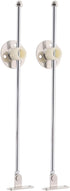 KALLORY 2pcs Metal Lid Support Hinges for Flap Door, Heavy Duty Cabinet