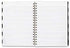 Cambridge Business Notebook, Hardcover, 80 Sheets, Black/White Stripe Fashion, 9-1/2 x 7 Inches (59012)