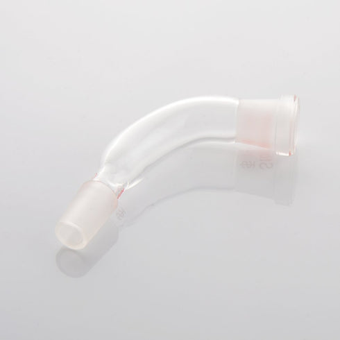 StonyLab Glass Distillation Adapter – 105 Degree Bent with 14/20 Outer and Inner Joint