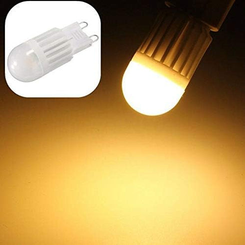 G9 Bulb 3W Dimmable Bulbs 30W Bulb 3000K G9 Bulbs 300LM Lighting,AC110V,6 Pack Lxcom Lighting LED Chandelier Light