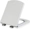 XQHD WEC Toilet Seats Soft Close White, Loo Lid Quick Release Heavy Duty