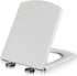 XQHD WEC Toilet Seats Soft Close White, Loo Lid Quick Release Heavy Duty