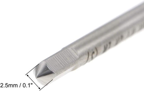uxcell Metric Machine Tap Left Hand M3 Thread 0.5 Pitch H2 Accuracy High Speed Steel Tapping Tool