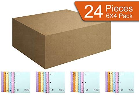 Mintra Office Spiral Notebooks (Pastel - College Ruled, 24pk)