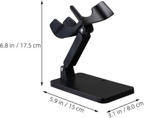 Tofficu Adjustable Barcode Scanner Holder Stand for Desk with Durable Stable Base Multifunctional Handheld Scanner