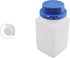 Othmro 5pcs 500ml/16.9oz Plastic Lab Chemical Reagent Bottles, Square Wide Mouth Liquid/Solid Sample Storage with Blue