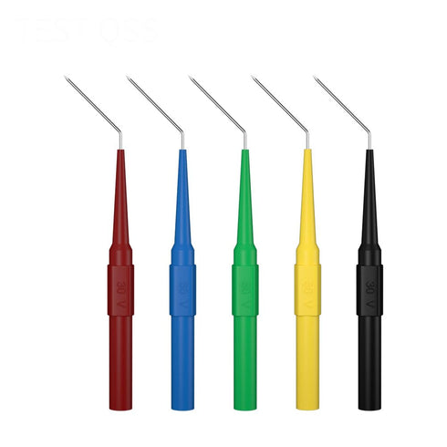 25pcs Test Lead Kit, 4mm Banana Plug to Alligator Clip Test Probes, Back Probe Kit for Multimeter Automotive Testing