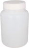 Othmro 3Pcs 500ml Plastic Lab Cylindrical Chemical Reagent Bottle, Wide Mouth for Liquid Storage