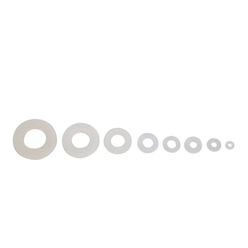Eowpower 270 Pieces Nylon Metric Sealing Washers Assortment Set, 8 Sizes