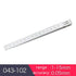 Taper Gauge Gap Gage Welding Wedge Feeler Gauge, Gap Hole Measure Tool, 1-15mm