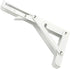 SHINEOFI 12 Inch Foldable Triangle Shelf Bracket Stainless Steel White Wall Mounted Support